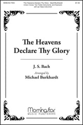 Heavens Declare Thy Glory Unison choral sheet music cover